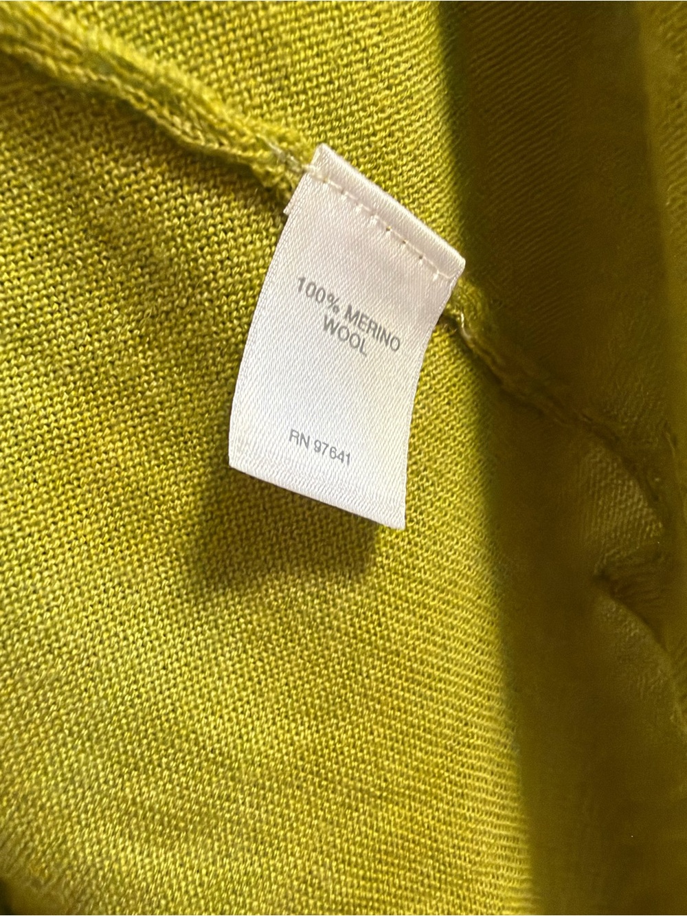 J. Jill 100% Merino Wool Tunic Sweater Small Green Hi Low Side Slit Knit - Picture 7 of 11